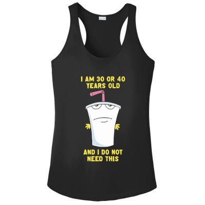 30 Or 40 (Remix) Ladies PosiCharge Competitor Racerback Tank