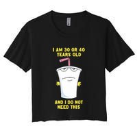 30 Or 40 (Remix) Women's Crop Top Tee
