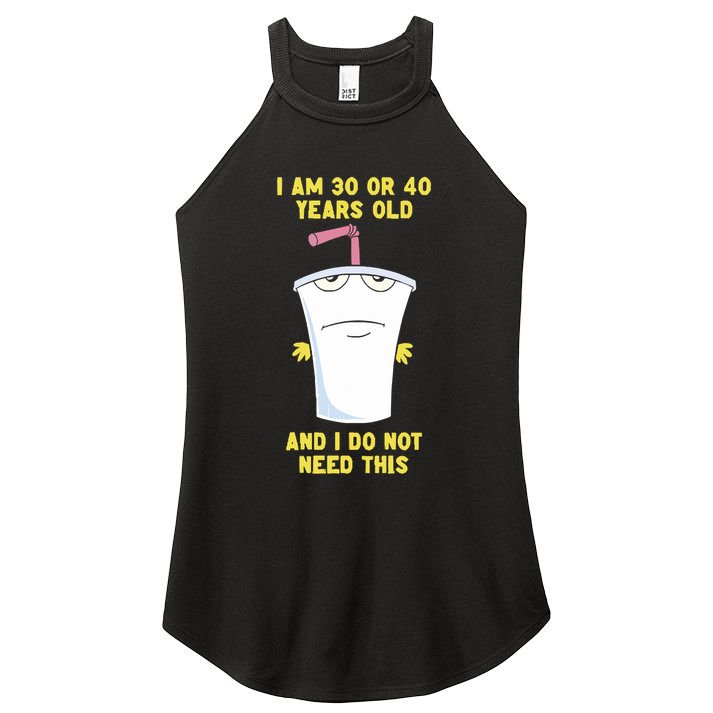 30 Or 40 (Remix) Women's Perfect Tri Rocker Tank