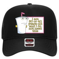 30 Or 40 High Crown Mesh Back Trucker Hat