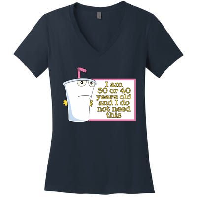 30 Or 40 Women's V-Neck T-Shirt