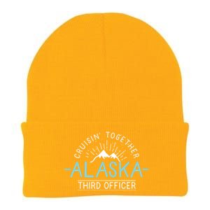 3Rd Officer Matching Family Friends And Group Alaska Cruise Gift Knit Cap Winter Beanie