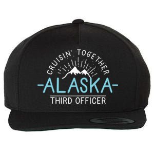 3Rd Officer Matching Family Friends And Group Alaska Cruise Gift Wool Snapback Cap