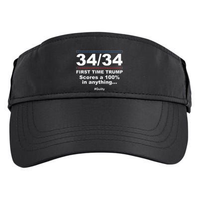 34 Out Of 34 First Time Trump Scores 100 Ny Trial Guilty Adult Drive Performance Visor