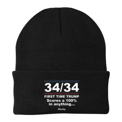 34 Out Of 34 First Time Trump Scores 100 Ny Trial Guilty Beanie