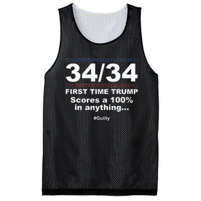 34 Out Of 34 First Time Trump Scores 100 Ny Trial Guilty Mesh Reversible Basketball Jersey Tank