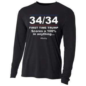 34 Out Of 34 First Time Trump Scores 100 Ny Trial Guilty Cooling Performance Long Sleeve Crew