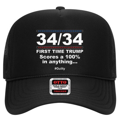 34 Out Of 34 First Time Trump Scores 100 Ny Trial Guilty Trucker Hat