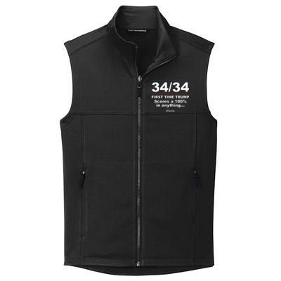 34 Out Of 34 First Time Trump Scores 100 Ny Trial Guilty Collective Smooth Fleece Vest