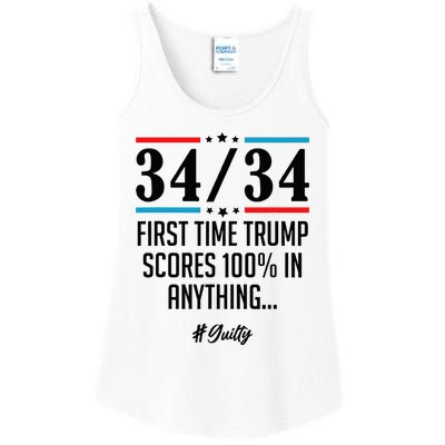 34 Out Of 34 First Time Trump Scores 100 Ny Trial Guilty Ladies Essential Tank