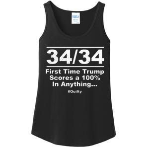 34 Out Of 34 First Time Trump Scores 100 Ny Trial Guilty Ladies Essential Tank