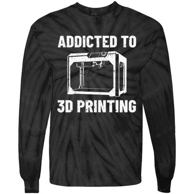 3D Printer Accessories Additive Manufacturer Printing Maker Tie-Dye Long Sleeve Shirt