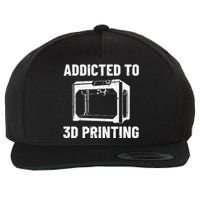 3D Printer Accessories Additive Manufacturer Printing Maker Wool Snapback Cap