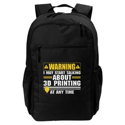 3d Printer Art 3d Printing Worker Lover Daily Commute Backpack