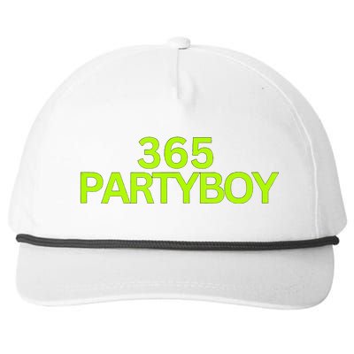 365 Party Boy Snapback Five-Panel Rope Hat