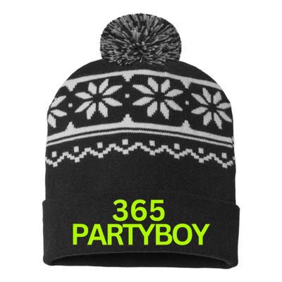 365 Party Boy USA-Made Snowflake Beanie