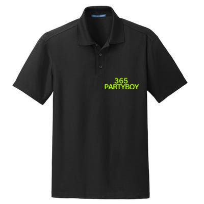 365 Party Boy Dry Zone Grid Polo