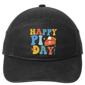 3.14 PI Day Pie Day Pi Symbol For Math Lovers 7-Panel Snapback Hat