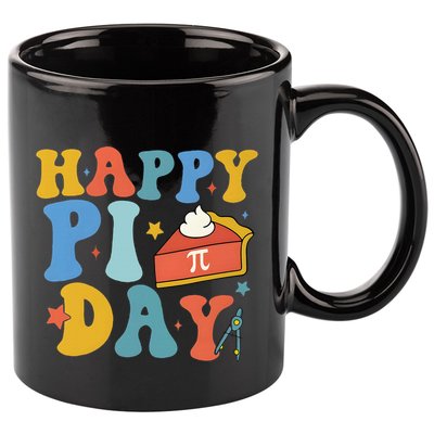 3.14 PI Day Pie Day Pi Symbol For Math Lovers 11oz C Handle Ceramic Mug