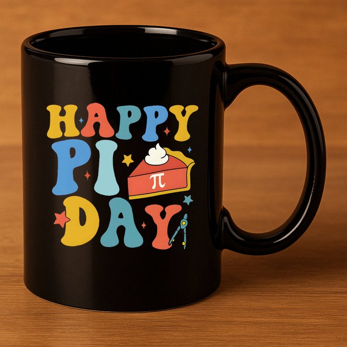 3.14 PI Day Pie Day Pi Symbol For Math Lovers 11oz C Handle Ceramic Mug
