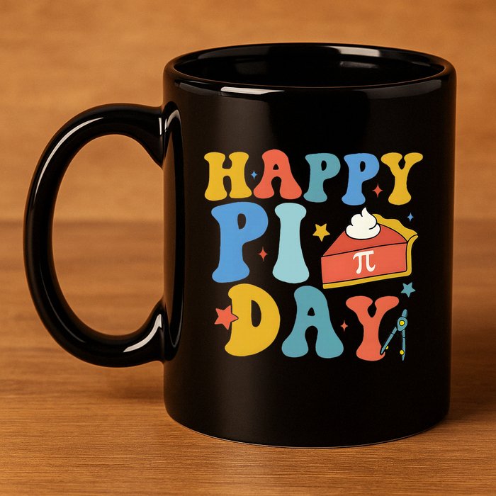 3.14 PI Day Pie Day Pi Symbol For Math Lovers 11oz C Handle Ceramic Mug
