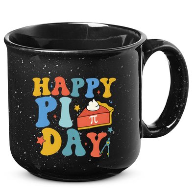 3.14 PI Day Pie Day Pi Symbol For Math Lovers 15oz Campfire Ceramic Mug