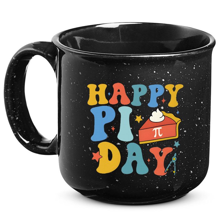 3.14 PI Day Pie Day Pi Symbol For Math Lovers 15oz Campfire Ceramic Mug