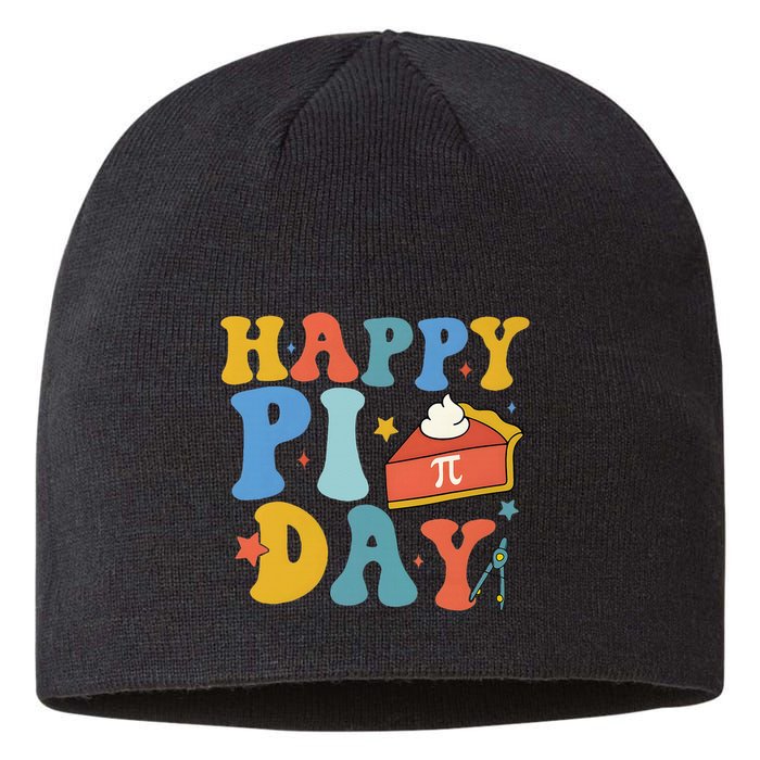 3.14 PI Day Pie Day Pi Symbol For Math Lovers Sustainable Beanie