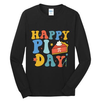 3.14 PI Day Pie Day Pi Symbol For Math Lovers Tall Long Sleeve T-Shirt