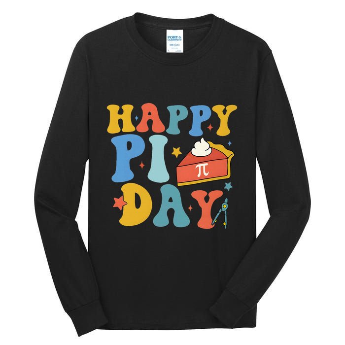 3.14 PI Day Pie Day Pi Symbol For Math Lovers Tall Long Sleeve T-Shirt