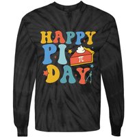 3.14 PI Day Pie Day Pi Symbol For Math Lovers Tie-Dye Long Sleeve Shirt