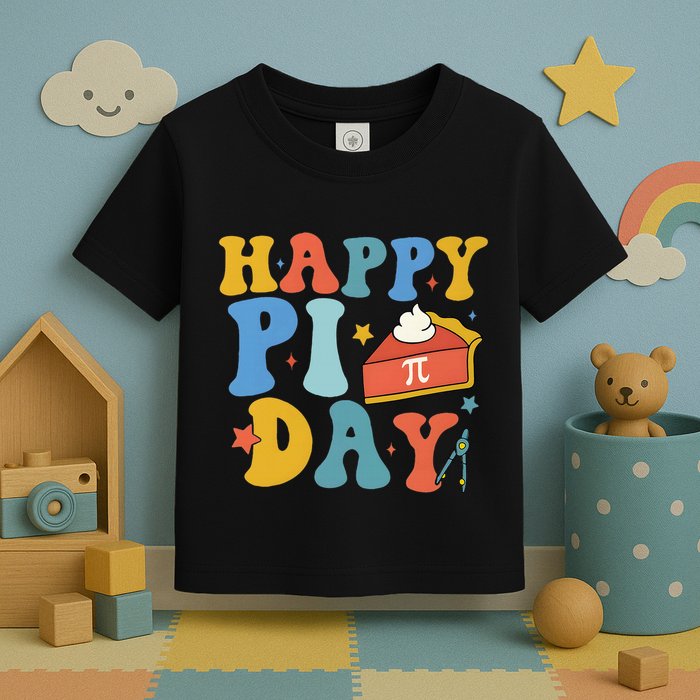 3.14 PI Day Pie Day Pi Symbol For Math Lovers Toddler T-Shirt