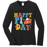 3.14 PI Day Pie Day Pi Symbol For Math Lovers Ladies Long Sleeve Shirt