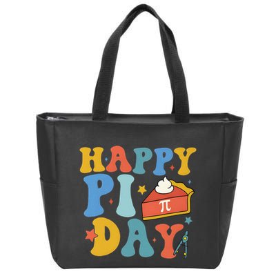 3.14 PI Day Pie Day Pi Symbol For Math Lovers Zip Tote Bag