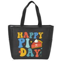 3.14 PI Day Pie Day Pi Symbol For Math Lovers Zip Tote Bag