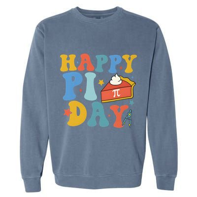 3.14 PI Day Pie Day Pi Symbol For Math Lovers Garment-Dyed Sweatshirt
