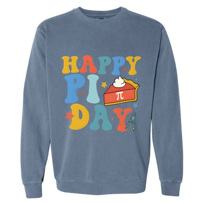 3.14 PI Day Pie Day Pi Symbol For Math Lovers Garment-Dyed Sweatshirt