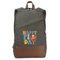 3.14 PI Day Pie Day Pi Symbol For Math Lovers Cotton Canvas Backpack