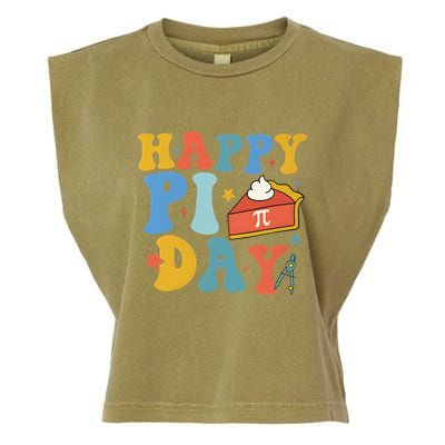 3.14 PI Day Pie Day Pi Symbol For Math Lovers Garment-Dyed Women's Muscle Tee