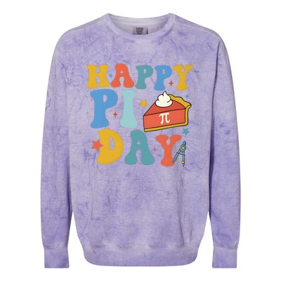 3.14 Pi Day Pie Day Pi Symbol For Math Lovers Colorblast Crewneck Sweatshirt