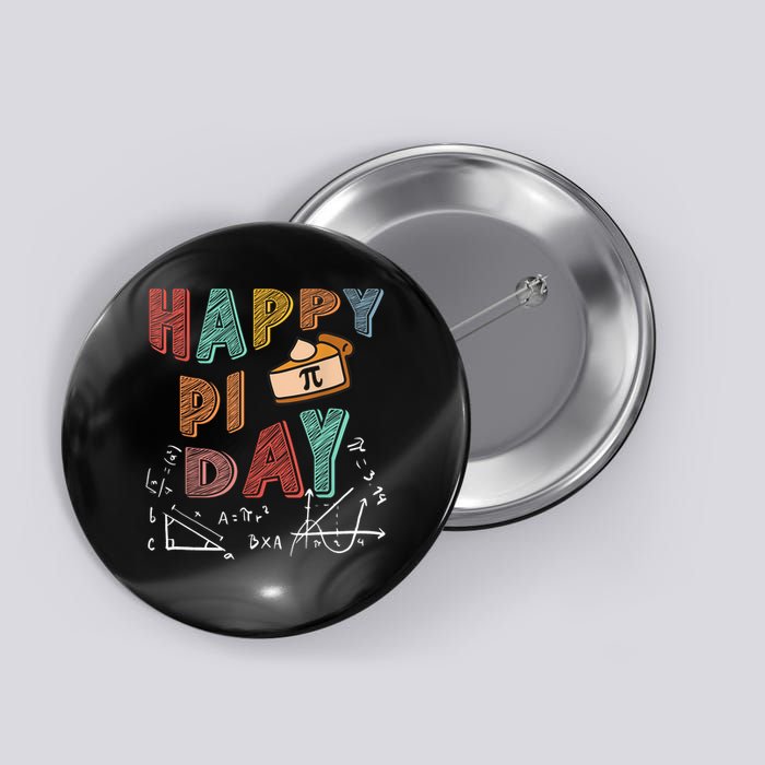 3.14 PI Day Pie Day Pi Symbol For Math Lovers Button