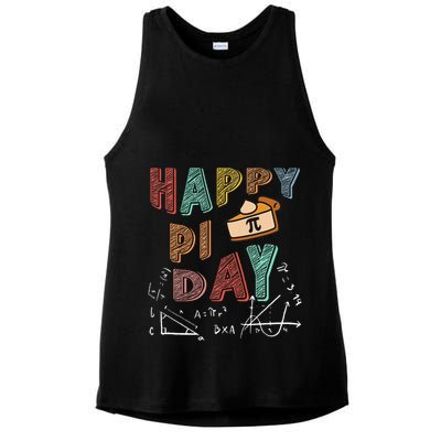 3.14 PI Day Pie Day Pi Symbol For Math Lovers Ladies PosiCharge Tri-Blend Wicking Tank