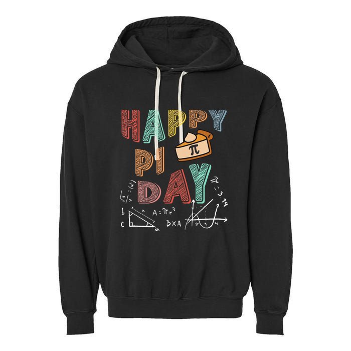 3.14 PI Day Pie Day Pi Symbol For Math Lovers Garment-Dyed Fleece Hoodie