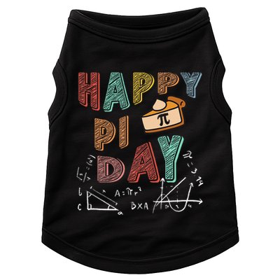 3.14 PI Day Pie Day Pi Symbol For Math Lovers Doggie Tank