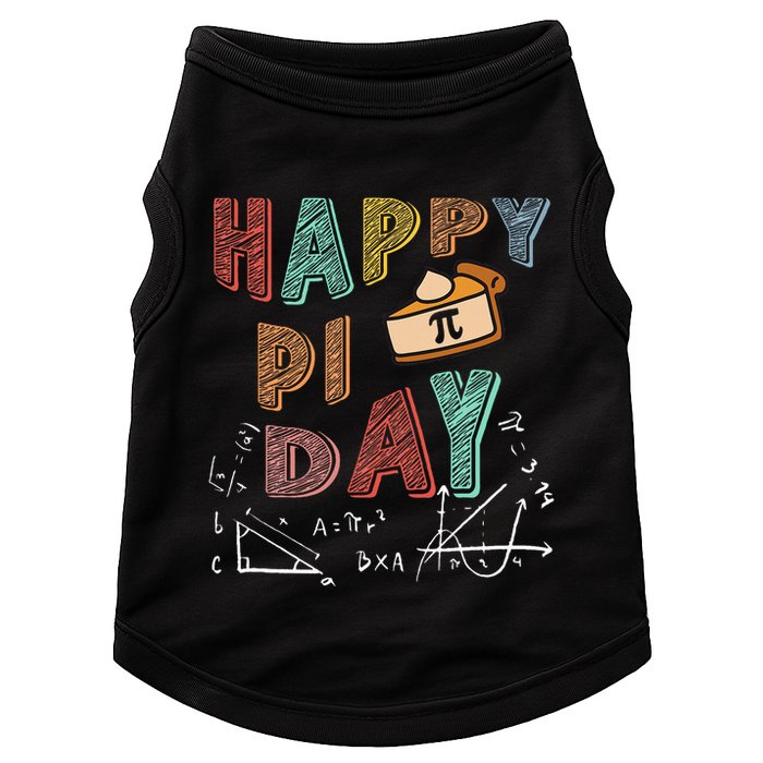 3.14 PI Day Pie Day Pi Symbol For Math Lovers Doggie Tank
