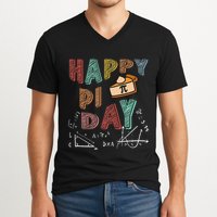 3.14 PI Day Pie Day Pi Symbol For Math Lovers V-Neck T-Shirt