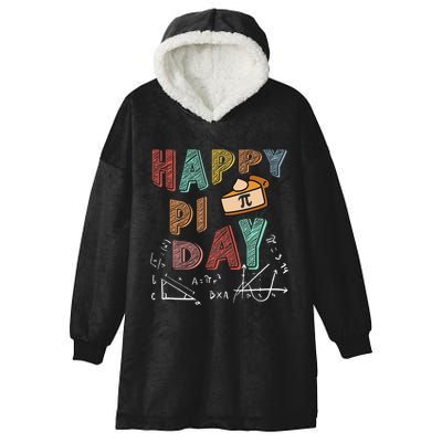3.14 PI Day Pie Day Pi Symbol For Math Lovers Hooded Wearable Blanket