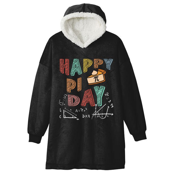 3.14 PI Day Pie Day Pi Symbol For Math Lovers Hooded Wearable Blanket