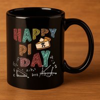 3.14 PI Day Pie Day Pi Symbol For Math Lovers 11oz C Handle Ceramic Mug