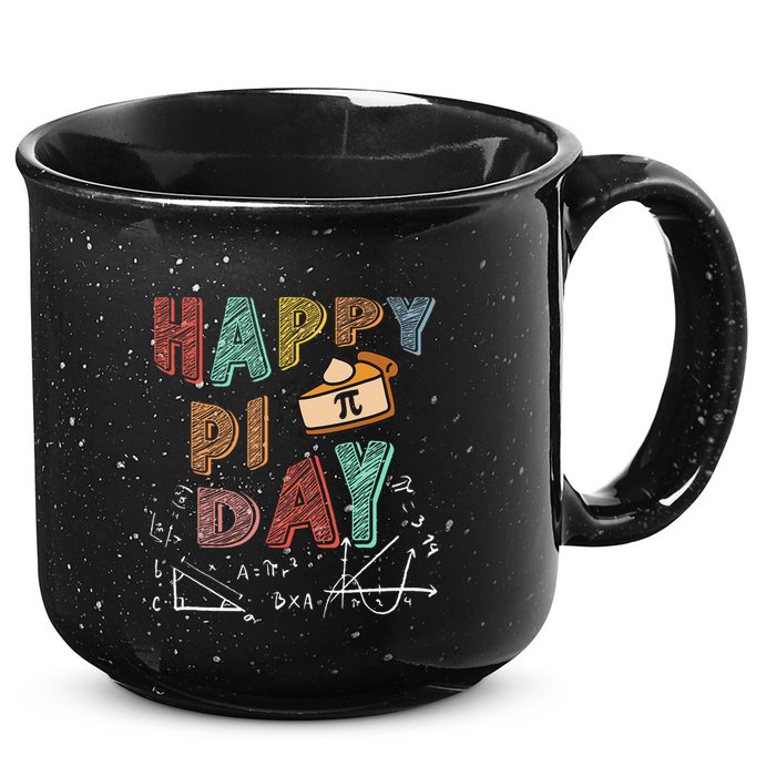3.14 PI Day Pie Day Pi Symbol For Math Lovers 15oz Campfire Ceramic Mug